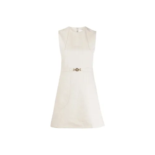 Patou Logo jacquard Cotton A line Minidress