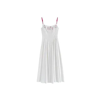 ABCMININ Slip Dresses Women's White