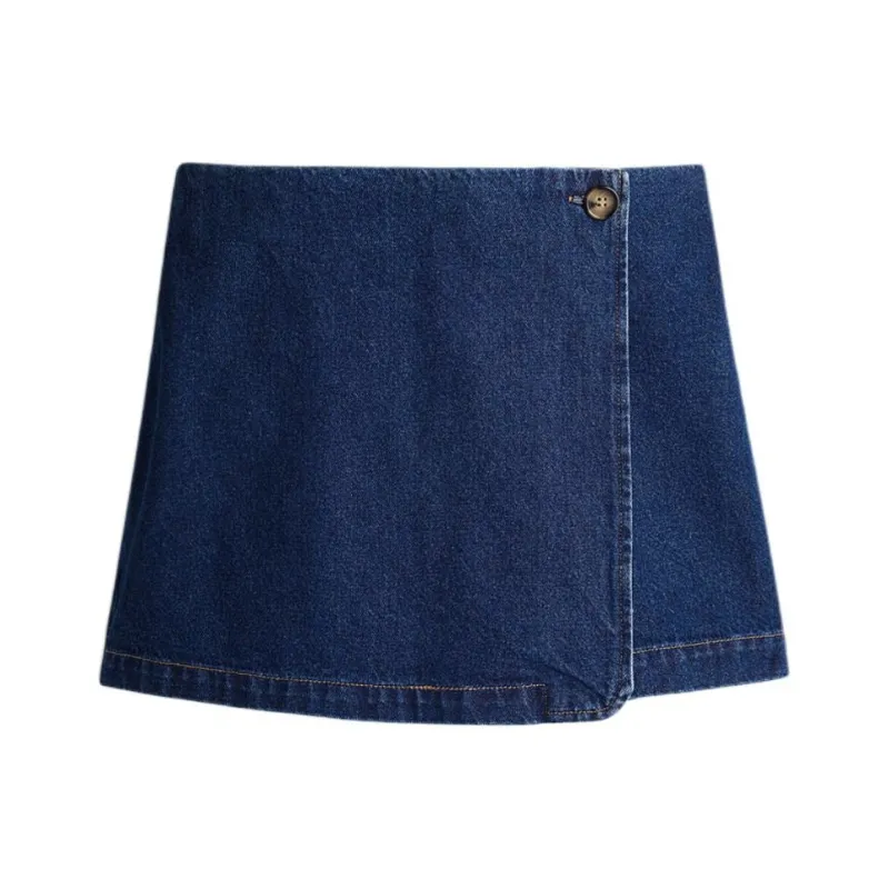 H&M Denim Shorts Women's Blue-0