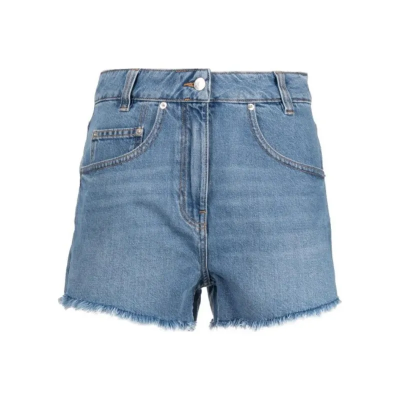 Iro Japa Low rise Denim Shorts-0