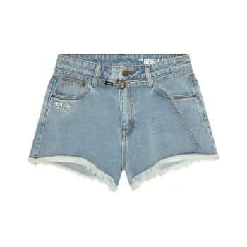 Aape SS25 Denim Shorts Women's Blue
