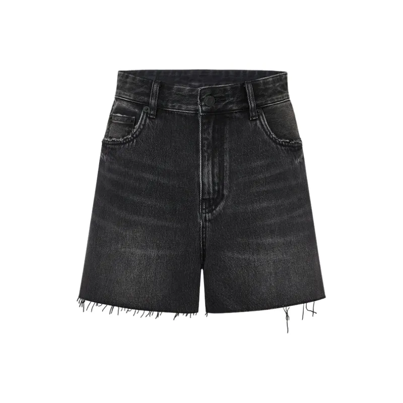 MOCO Denim Shorts Women's Denim Black-0