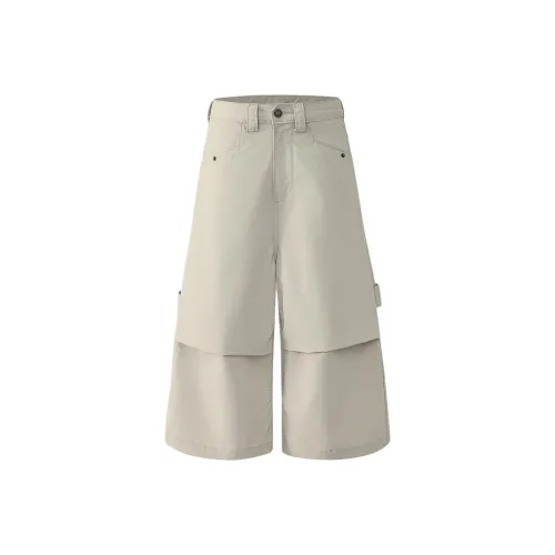 Wen Shan Denim Shorts Women's Apricot