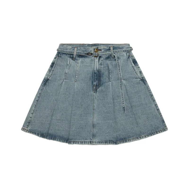 Aape SS25 Denim Short Skirts Women's Blue-0