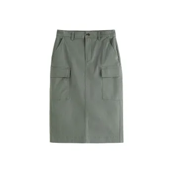 Abercrombie＆Fitch Casual Long Skirt Women's Olive