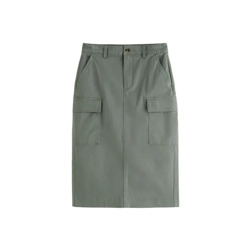 Abercrombie＆Fitch Casual Long Skirt Women's Olive-0