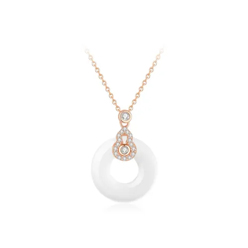 Love Link Chalcedony Necklaces Women's
