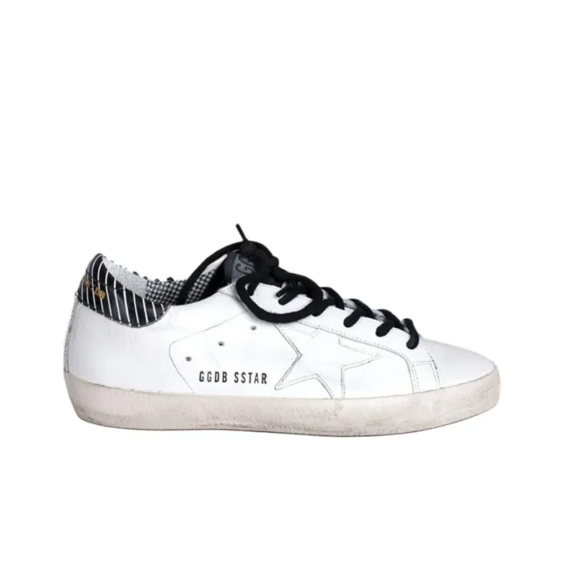 Golden Goose Super Star Low Top Skateboard Shoes Women's White-1