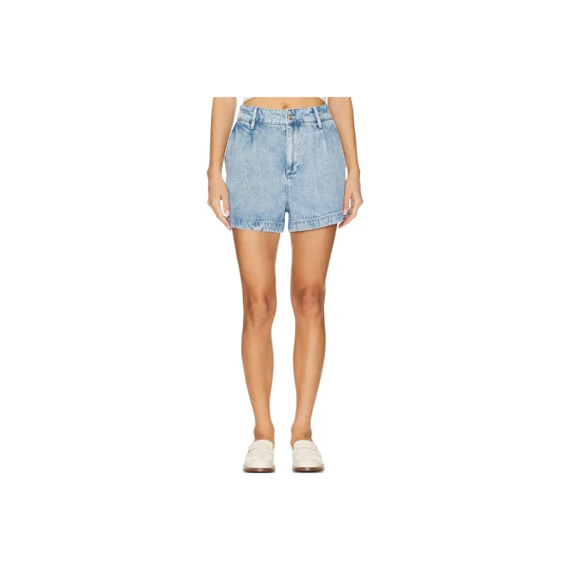 7 FOR ALL MANKIND Denim Shorts Women's Blue-0