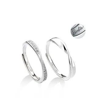Barbie 999 Fine Silver Rings Unisex