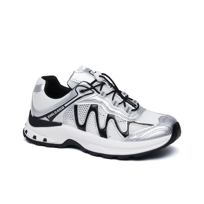 IHBOZ Slip Resistant, Abrasion Resistant, Breathable, Lightweight Coverage Low Top Chunky Sneakers Women's-2