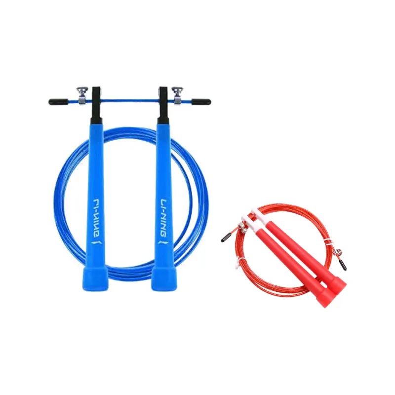 LiNing Professional Racing Non Countable Jump Ropes Adults Steel Wire+PVC Rope+PP Controller Cord Length 3m-12