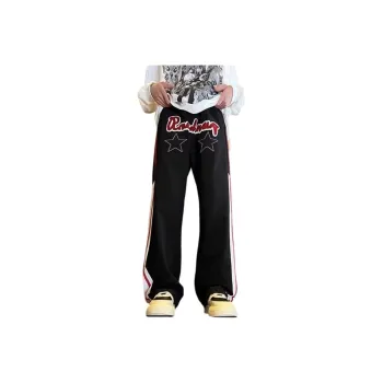 HANDAIWEI Casual Pants Unisex Black