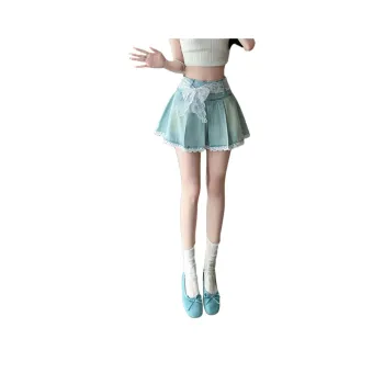 Mu Xiao Xin Denim Short Skirts Women's
