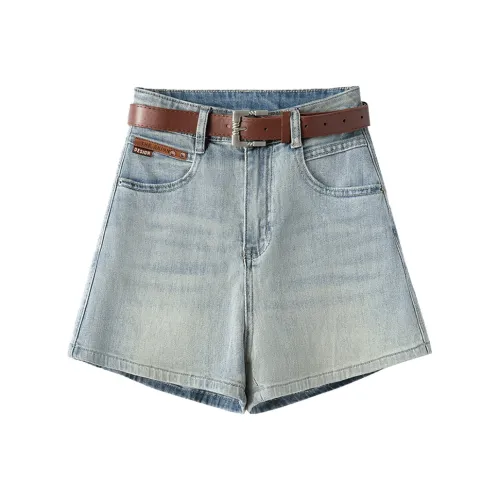 Cypress House Denim Shorts Women's Light Gray Blue