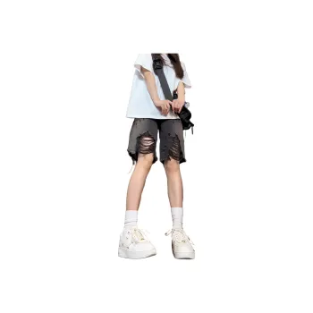 Ordifen Denim Shorts Women's Black