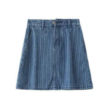 H YXIANG Denim Short Skirts Women's