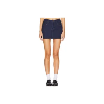 PAIGE Denim Short Skirts Women's Blue
