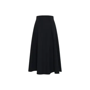 IDPAN Casual Long Skirt Women's Black