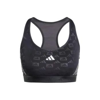 Adidas Free Shipping With AdiClub Powerreact Training Medium-Support Hyperglam Emboss Bra