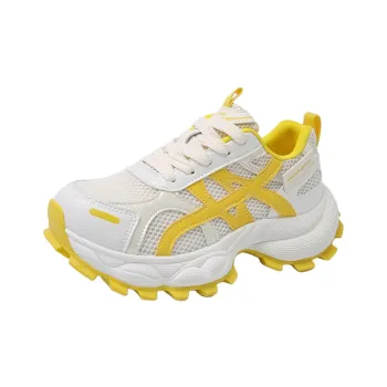 VICTORIA&VERA Abrasion Resistant Height Increasing Breathable Low Top Chunky Sneakers Women's