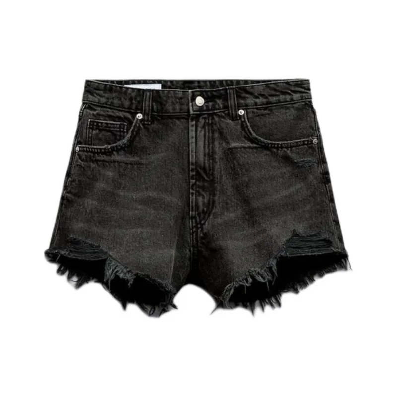 ZARA Trf Denim Shorts Women's-5