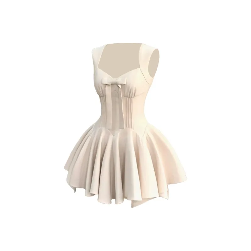 GUOZHEN Sleeveless Dress Women's-5