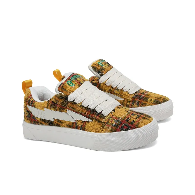 FZFA Anti Slip And Wear Resistant Height Increasing Low Top Classic Preppy Style Students Skateboard Shoes Unisex-21