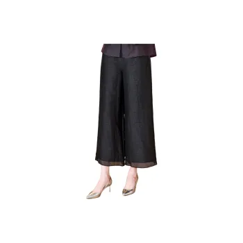 Yi Mengyuan Silk Casual Pants Women's