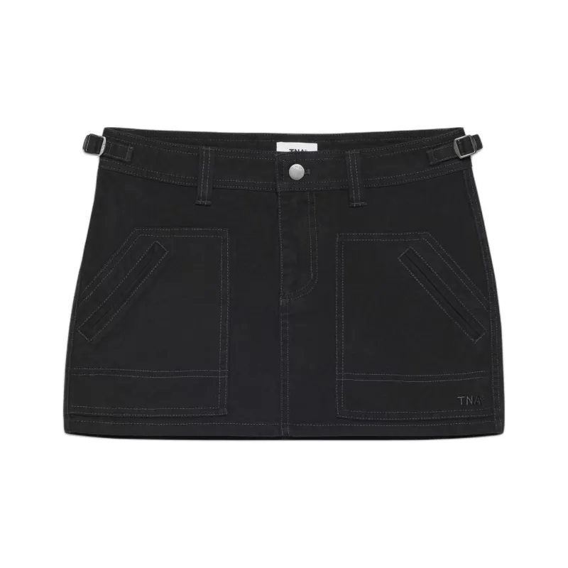 ARITZIA Tna Rossi Cargo Skirt Cargo Short Skirts Women's Black-0