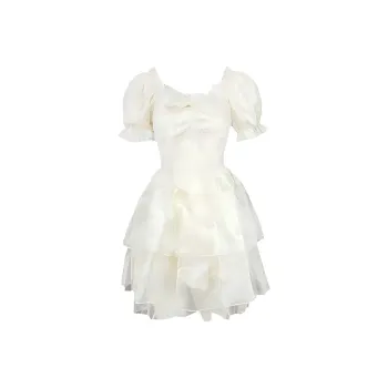DOSOHEB Short Sleeved Dress Women's