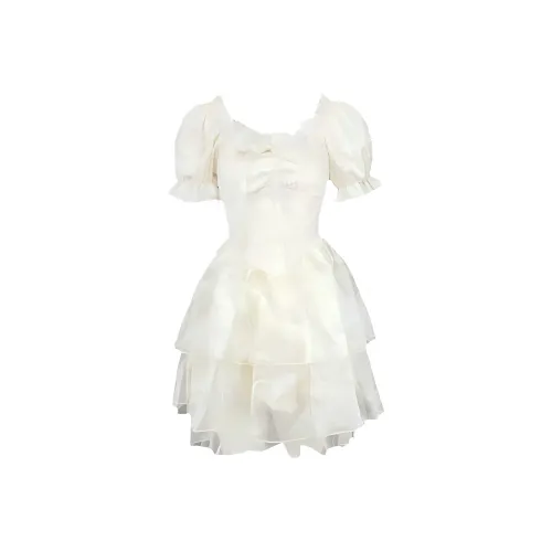 DOSOHEB Short Sleeved Dress Women's