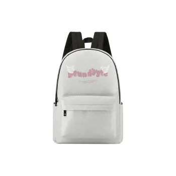 Soundbyte Polyester Backpack Women's Gray White