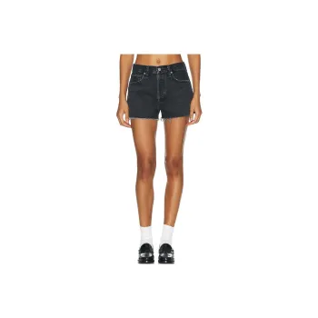 AGOLDE Denim Shorts Women's Black