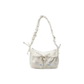 TOUTSEUL YOLO PU Shoulder Bag Women's Ecru/Silver/Black/Yellow/Pink