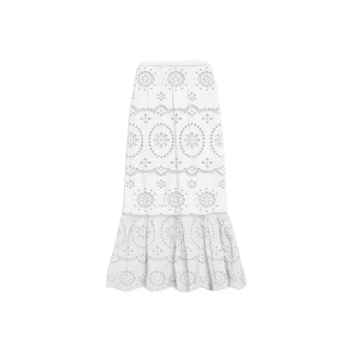 MC2 SAINT BARTHELEMY Casual Long Skirt Women's White