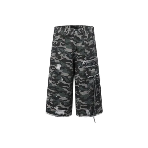 VINMUK Denim Bukser Unisex Camouflage
