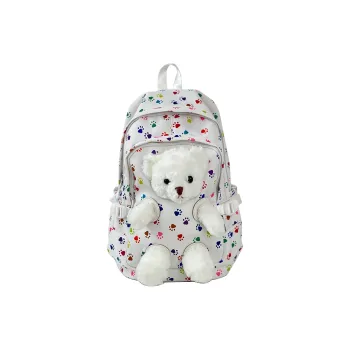 Homeboisportclub Nylon Backpack Unisex White/Black