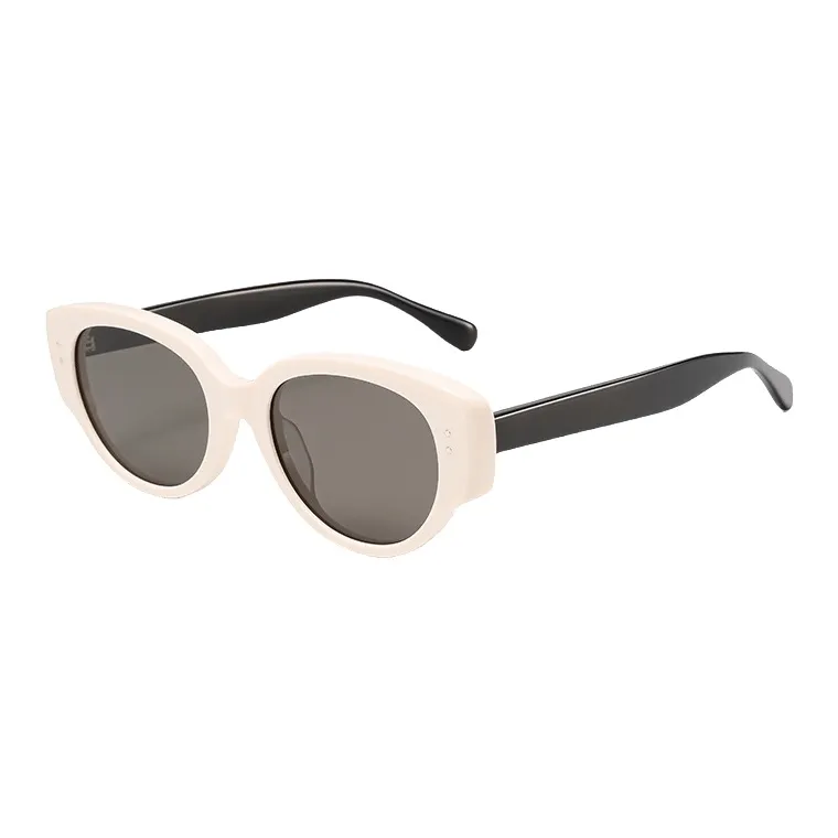 NOME Plate And Metal Cat Eye Sunglasses Unisex-5