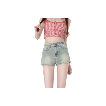 HELEH Denim Shorts Women's Nostalgic Blue