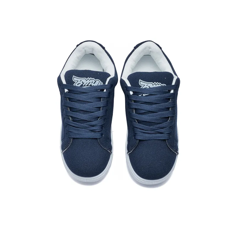 VKOI 1999 Slip Resistant, Abrasion Resistant, Lightweight Low Top Skateboard Shoes Women's Blue-2