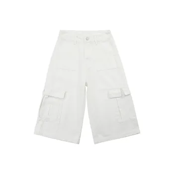 Wen Shan Denim Shorts Women's White