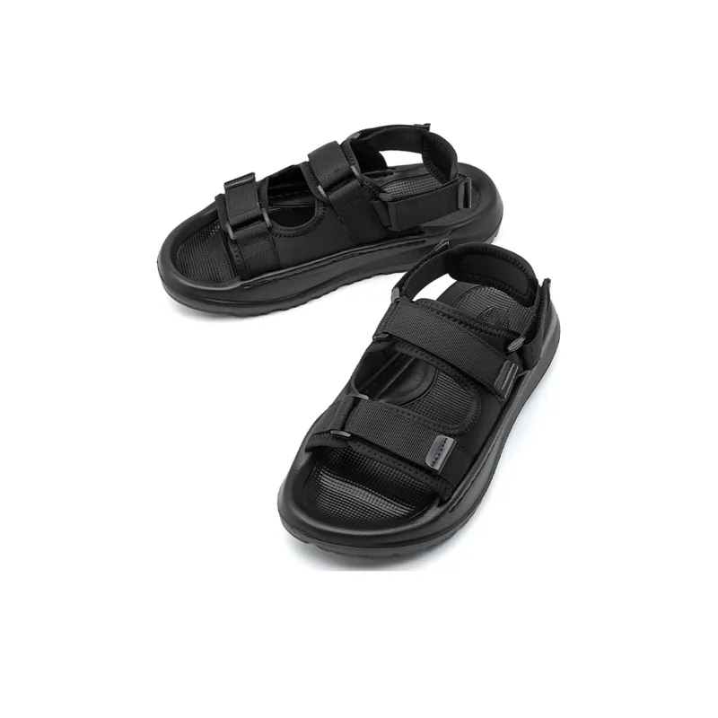 Lanza Beach Sandals Unisex White/Black-1