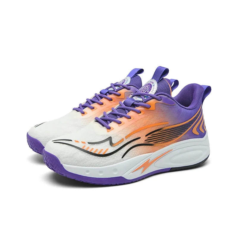 MUSNODO Shock Absorbers With Slip Resistant And Abrasion Resistant Properties Low Top Basketball Shoes Unisex-10