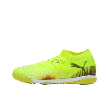 PUMA FUTURE 8 MATCH Anti Slip Wear Resistant Soccer Shoes Unisex Yellow
