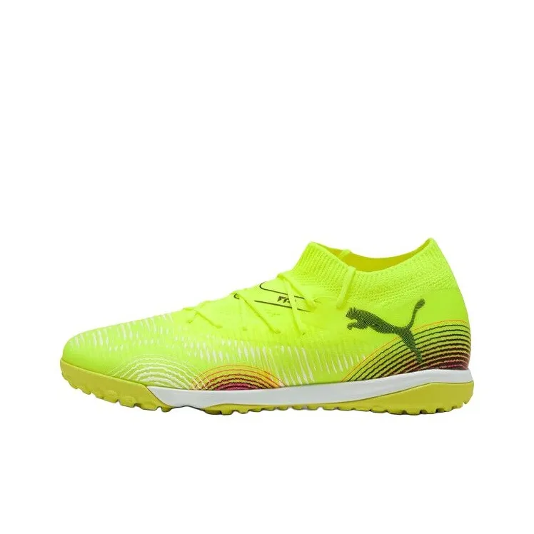 PUMA FUTURE 8 MATCH Anti Slip Wear Resistant Soccer Shoes Unisex Yellow-0
