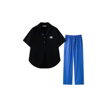 MEITENG Pajama Set Women's Blue