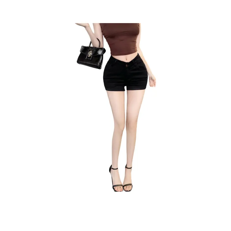 Si Bei'er Denim Shorts Women's-5