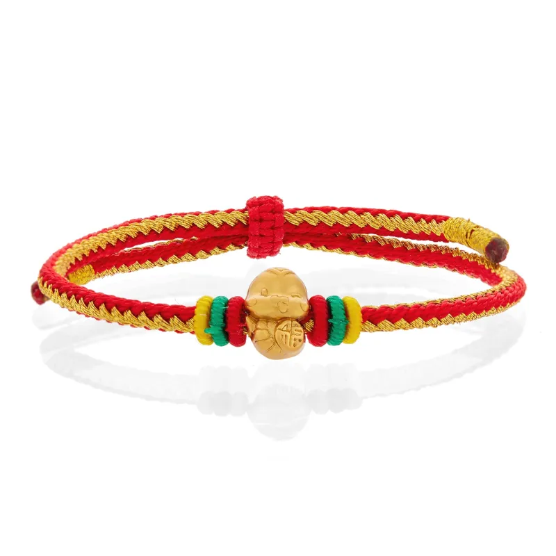 ENFANTIN Braided Rope Alloy Rope Bracelets Unisex-0