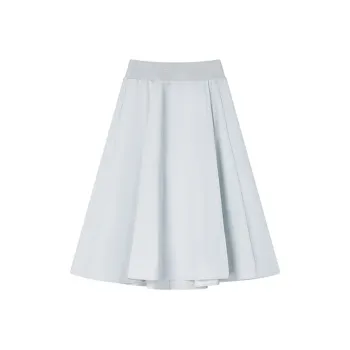 FILA EMERALD Casual Long Skirt Women's Earth Gray